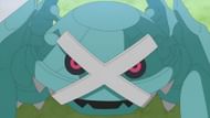 Metagross in the Pokemon Horizons anime (Image via The Pokemon Company)